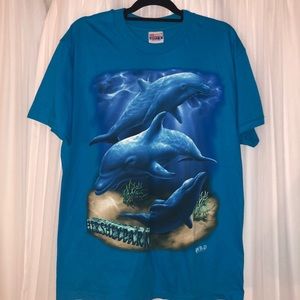 Hershey Park vintage dolphins tee